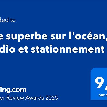 Vue superbe sur l'océan, studio et stationnement Saint-Jean-de-Monts Exterior foto